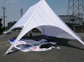 12m double star tent