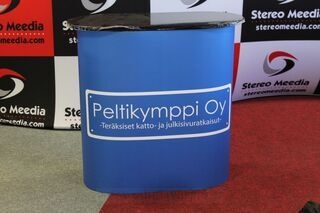 Small exhibition table Peltikymppi Oy