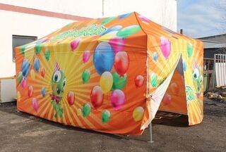 Digipainatettu pop up teltta 3x6m