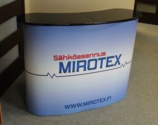 Mirotex esittelypöytä