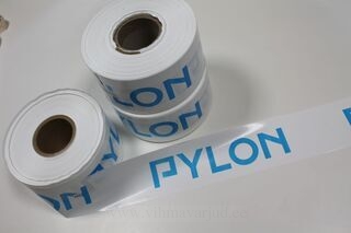 Warning foil with logo Pylon