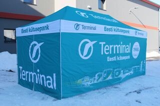 3x6m pop  up teltta Tartu Terminal