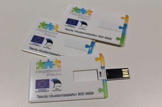 Custom printed usb memory card