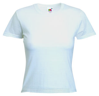 Women White T- Shirt Valueweight
