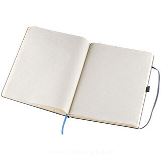 A4 notepad, lined, with elastic strap