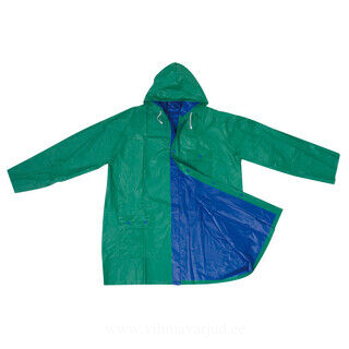 Bicolour reversible raincoat, PVC,XL