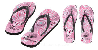 sublimation beach slippers