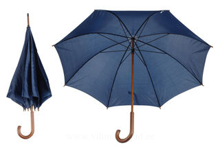 umbrella with curved handle