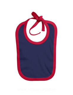 Baby Bib with Contrast Ties 8. picture