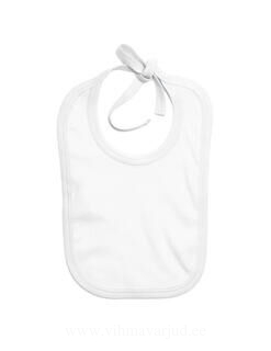 Baby Bib with Contrast Ties 2. picture