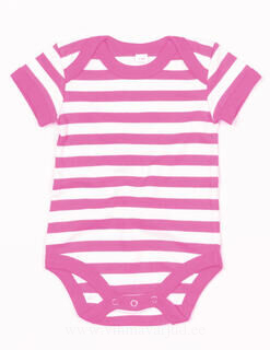 Baby Striped Short Sleeve Bodysuit 8. picture