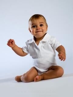 Baby Organic Polo Bodysuit 2. picture