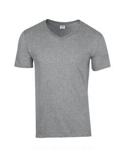 Gildan Mens Softstyle® V-Neck T-Shirt 4. picture