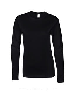 Ladies`Softstyle® T-Shirt LS 2. picture