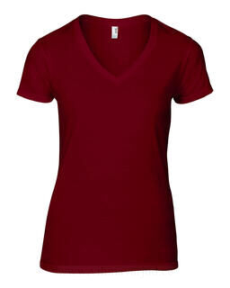 Women`s Fashion Basic V-Neck Tee 13. picture
