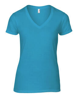 Women`s Fashion Basic V-Neck Tee 9. picture