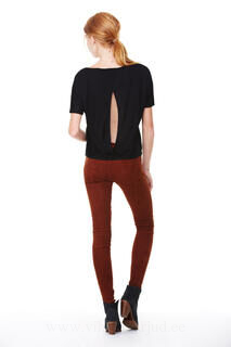 Flowy Open Back T-Shirt 3. picture