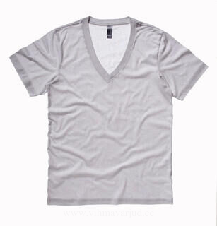Unisex Jersey Deep V-Neck T-Shirt 8. picture