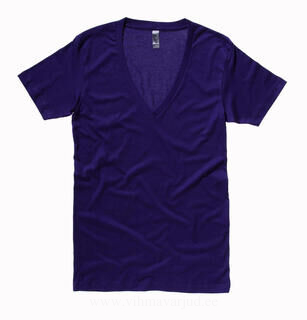 Unisex Jersey Deep V-Neck T-Shirt 5. picture