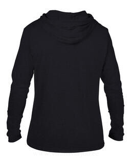 Adult Fashion Basic LS Hooded Tee 4. picture