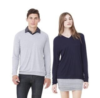 Unisex V-Neck Lightweight Sweater 2. pilt