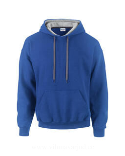 Mens Heavy Contrast Hooded Sweat 7. picture