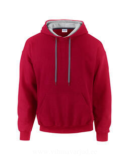 Mens Heavy Contrast Hooded Sweat 10. picture