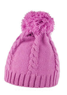 Cable Knit Pom Pom Beanie 7. picture