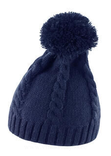 Cable Knit Pom Pom Beanie 4. picture