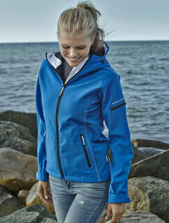 Ladies Hooded Fashion Softshell Jacket 6. picture