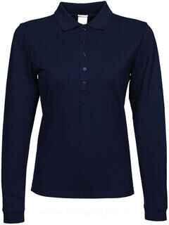 Ladies Luxury LS Stretch Polo 5. picture
