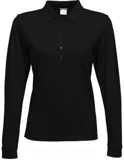Ladies Luxury LS Stretch Polo 4. picture