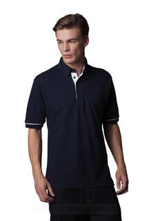 Contrast Button Down Collar Polo 9. picture