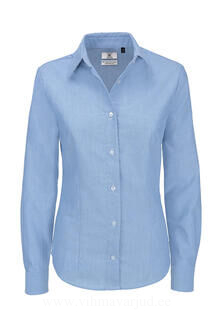 Ladies` Oxford Long Sleeve Shirt 15. pilt