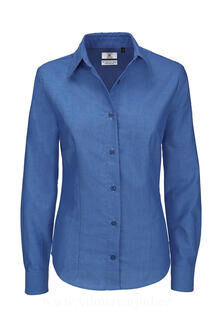 Ladies` Oxford Long Sleeve Shirt 12. picture