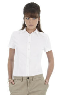 Ladies` Oxford Short Sleeve Shirt 4. pilt