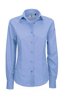 Ladies` Smart Long Sleeve Poplin Shirt 9. pilt