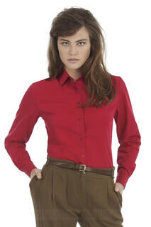 Ladies` Smart Long Sleeve Poplin Shirt 3. pilt