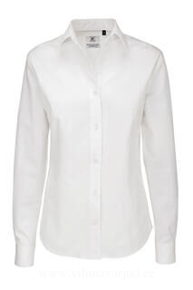 Ladies` Sharp Twill Long Sleeve Shirt 5. pilt