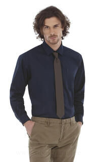 Men`s Sharp Twill Cotton Long Sleeve Shirt 2. picture