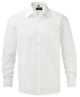 Cotton Poplin Shirt LS 2. pilt