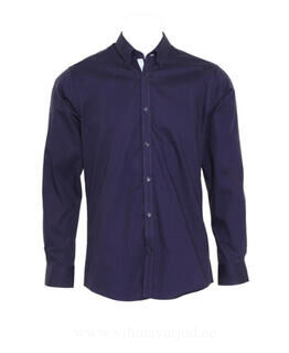 Contrast Premium Oxford Button Down Shirt LS 8. pilt